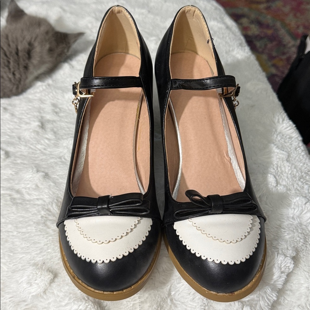 NOT FOR SALE!!! Mary Jane Lolita heels Italian leather - Picture 2 of 7